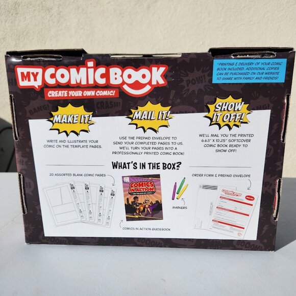 New Lulu Jr. My Comic Book making craft kit writing comicbook Published DIY - Picture 2 of 8
